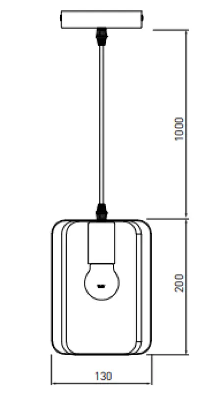 Decorațiunile pendulului Oxalis cu cadrul din metal negru în formă geometrică, diametru 13 cm. 3185.