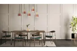 Decorațiunea lămpii Selvia din cupru cu finisaj din alamă, cu diametrul de 12 cm, 3208.