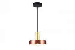 Decorul lămpii suspendate Selvia din cupru cu finisaj din alamă, diametru 20 cm, 3222.
