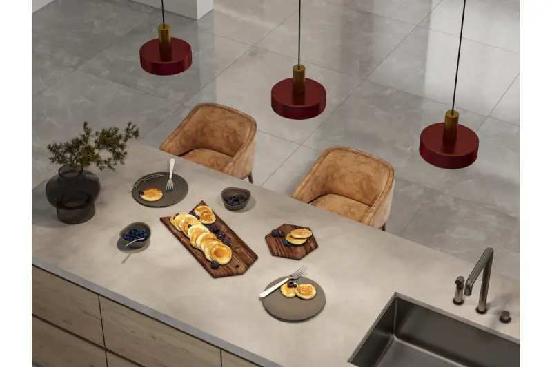 Decorul lămpii suspendate Selvia din cupru cu finisaj din alamă, diametru 20 cm, 3222.