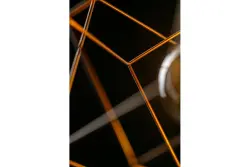 Lustra pendul Decor Rosa din aur roz, compusa din 2 cuburi de cupru, 3376.