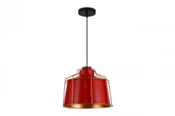 Lustra Goa rosie cu cadrul decorativ aurit 3536