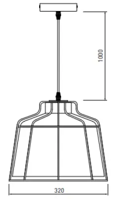 Lustra Goa rosie cu cadrul decorativ aurit 3536