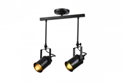 Decorațiunea Demir este un lustru negru cu 2 surse de lumină 3994.