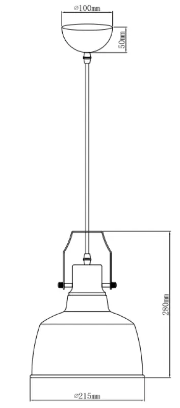 Decorațiunea modernă a lămpii suspendate negru-auriu Monroe 6958