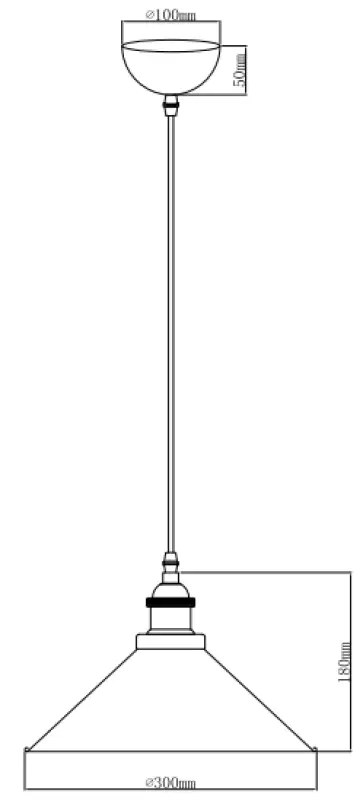 Decorațiunea Mani, lustra de metal negru și aurit cu diametrul de 30 cm, codul 4076.