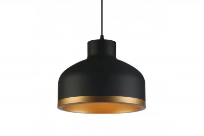 Decorațiuni Goldi, lustră modernă neagră și aurie, diametru 30 cm, 4090.
