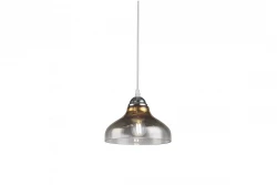 Decorațiuni lustră clasică Marite, negru aur sticlă întunecată, diametru 26 cm, 7085.