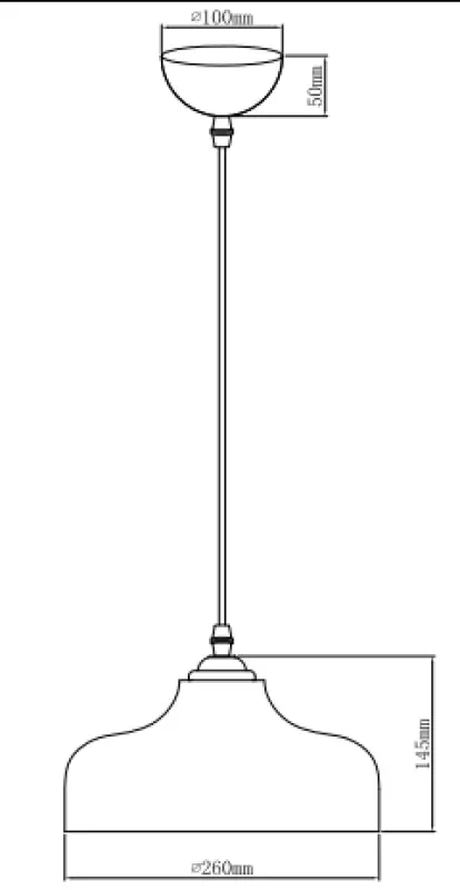Decorațiunea lămpii clasice de tavan Marite, sticlă maro închis, diametru 26 cm, 7108.