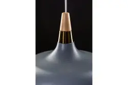 Decorațiuni Skandi modernă, lampă suspendată gri cu diametrul de 35 cm, 7368.