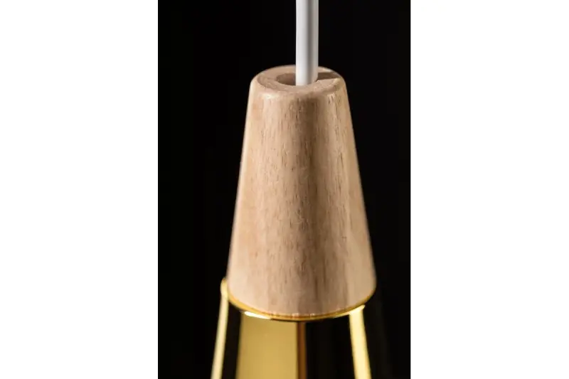 Decorațiuni Skandi modernă, lampă suspendată gri cu diametrul de 35 cm, 7368.