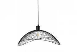 Decorul Reto vintage negru, lămpi suspendate din sârmă, cu un diametru de 40 cm, 4137.