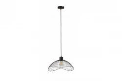 Decorul pendulului vintage din sârmă neagră cu diametru de 50 cm, 4151.