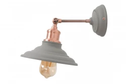 Decor Loret lampă de perete ajustabilă gri, diametru de 20 cm, 7826.