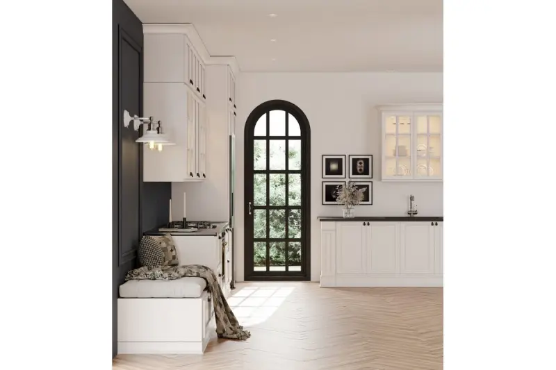 Decor Loret lampă de perete reglabilă în alb cu întrerupător, diametru de 20 cm, 8267