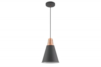 Decorațiunea Gianni este un elegant lustru suspendat, cu diametrul de 22 cm, din cupru negru, cod 9974.