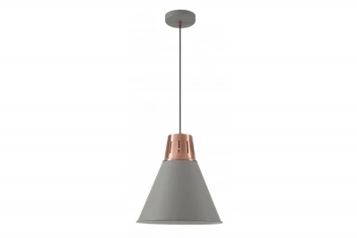 Decorațiuni Gianni, lustră eleganta de cupru gri în stilul stilizat, cu diametrul de 32 cm, cod produs 8167.