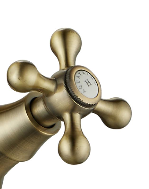 AquaTrimo Windsor robinet clasic pentru bucătărie nostalgic cu duză unghiulară bronz 21WS7531BN