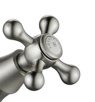 AquaTrimo Windsor robinet clasic pentru bucătărie nostalgic cu duză unghiulară oțel inoxidabil 21WS7531NM