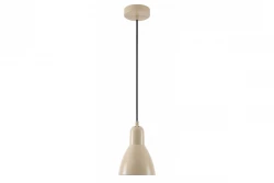Lustra suspendată Decor Etore, culoare bej, cablu negru 2089