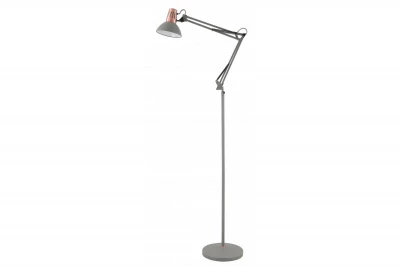 Decorațiunea Artemia este un lustru de podea gri, cu un braț metalic lung, cu diametrul de 16,5 cm, la 2300.