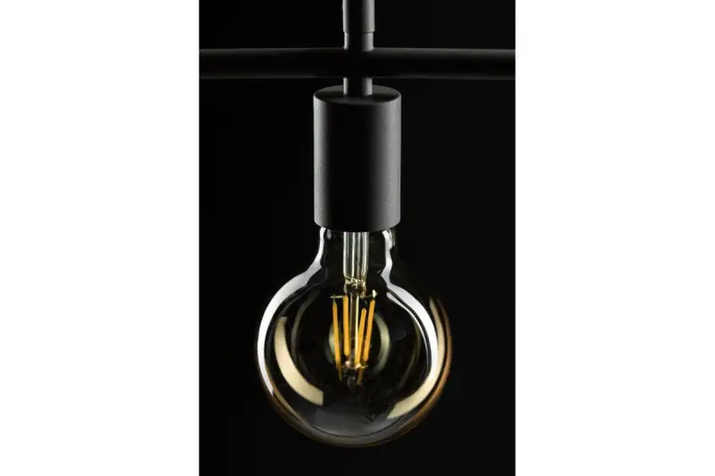 Decorul suspendat cu un singur punct, patrat, de culoare gri, modelul Lija 2836.