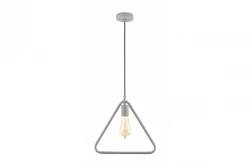 Decorul Gija este un candelabru suspendat, având forma unei triunghiuri monocrome gri, cu un singur vârf.