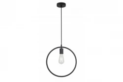 Decorațiunea Fija este un lămpadar suspendat de culoare neagră, rotund, cu un singur punct de lumină, modelul 2805.