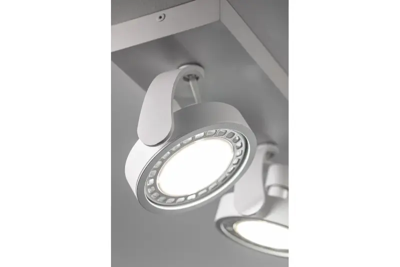 Decor Wally lampa de tavan sau de perete, alb, cu cap mobil, 2 surse de lumină, 4373