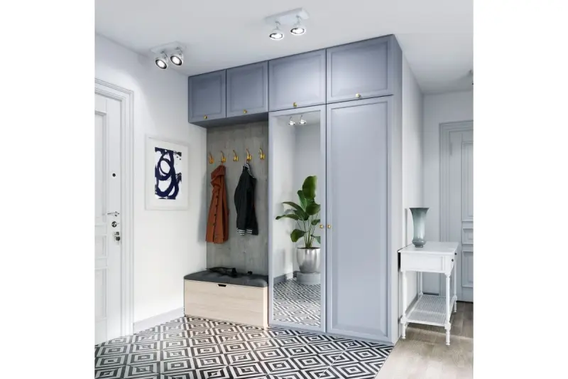 Decor Wally lampa de tavan sau de perete, alb, cu cap mobil, 2 surse de lumină, 4373