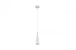 Decor Evi lustră suspendată conică din aluminiu alb 4397