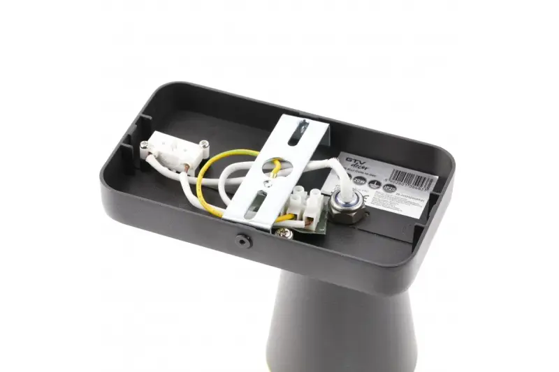 Decor Elli lampă de perete neagră modernă cu întrerupător și 1 sursă de lumină 4533