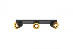 Decor Elli este un modern lustra de tavan negru cu 3 surse de lumină 4588.