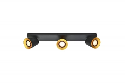Decor Elli este un modern lustra de tavan negru cu 3 surse de lumină 4588.