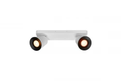 Decor Elli lustră de tavan modernă albă cu 2 surse de lumină 4489.