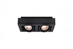 Decor Loid este un plafon funcțional în formă de dreptunghi, de culoare neagră, cu 2 puncte de lumină și 4700 de lumeni.