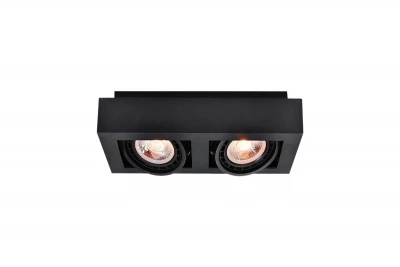 Decor Loid este un plafon funcțional în formă de dreptunghi, de culoare neagră, cu 2 puncte de lumină și 4700 de lumeni.