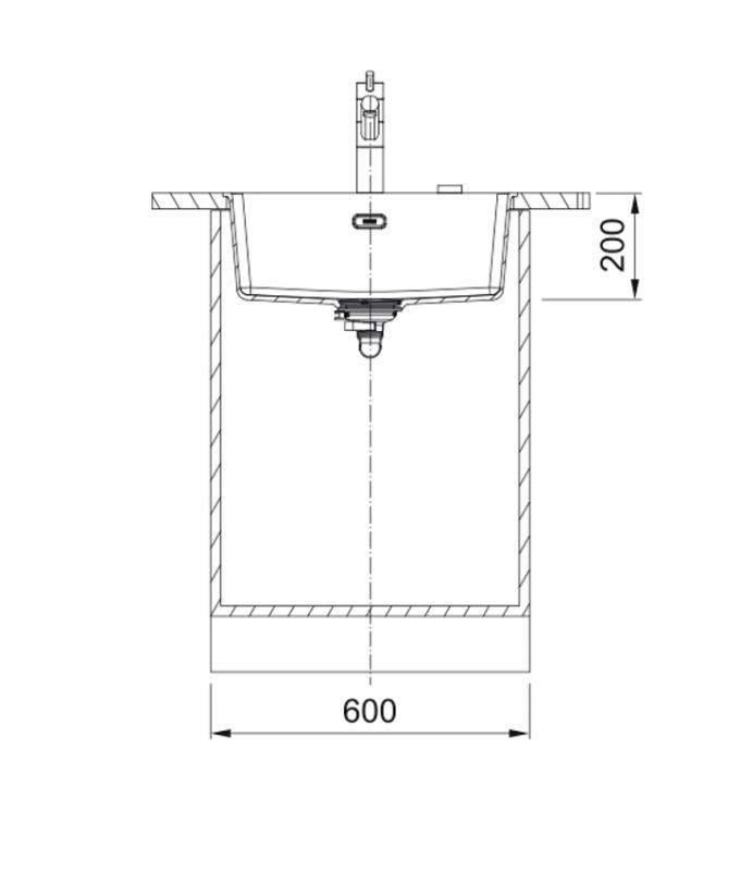 Chiuveta Franke Maris MRG 110-52 Fragranite gri de piatră pentru montare sub blat