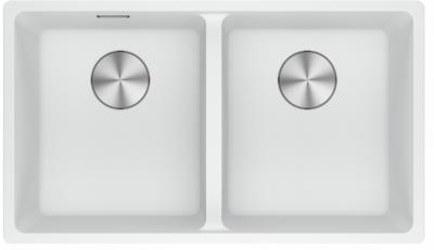 Franke Maris MRG 220-35-35 Fragranite Polar white chiuvetă dublă de suprafață