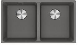 Franke Maris MRG 120-35-35 Fragranite Stone grey chiuvetă dublă încorporabilă.