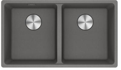 Franke Maris MRG 120-35-35 Fragranite Stone grey chiuvetă dublă încorporabilă.