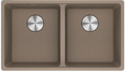 Franke Maris MRG 120-35-35 Fragranite Oyster chiuvetă dublă încorporabilă
