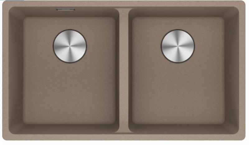 Franke Maris MRG 120-35-35 Fragranite Oyster chiuvetă dublă încorporabilă