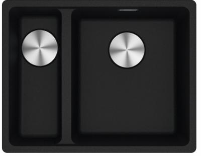 Chiuveta Franke Maris MRG 260-34-15 Fragranite Onyx cu cuva pe dreapta pentru montare la nivelul blatului