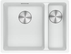Franke Maris MRG 160-34-15 Fragranite Polar White chiuvetă cu vasul la stânga pentru montaj sub blat