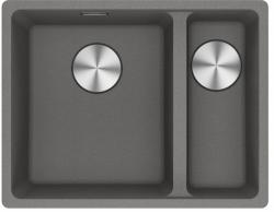 Franke Maris MRG 260-34-15 Fragranite Stone gri chiuvetă cu vas pe partea stângă încorporabilă