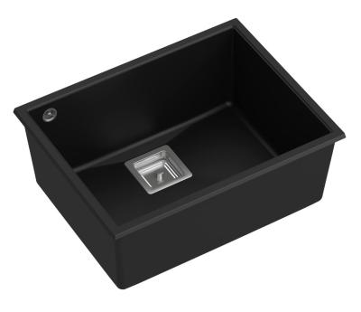 Quadri Quadrangle negru granit chiuvetă sub blat 55x42 1208957885