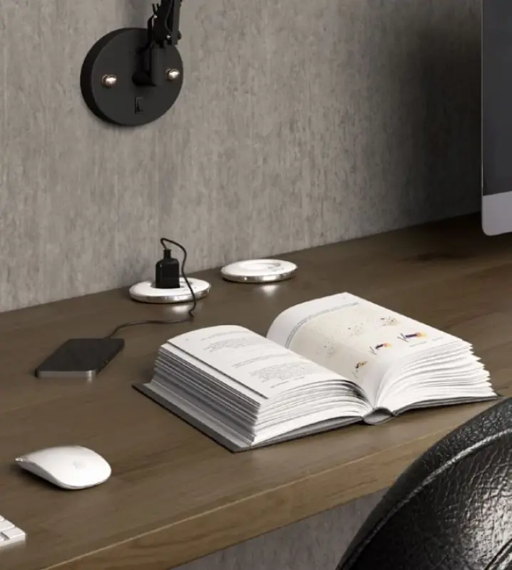 Indux Cover incorporat cu împământare mat alb Priză cu capac închis 1208957925