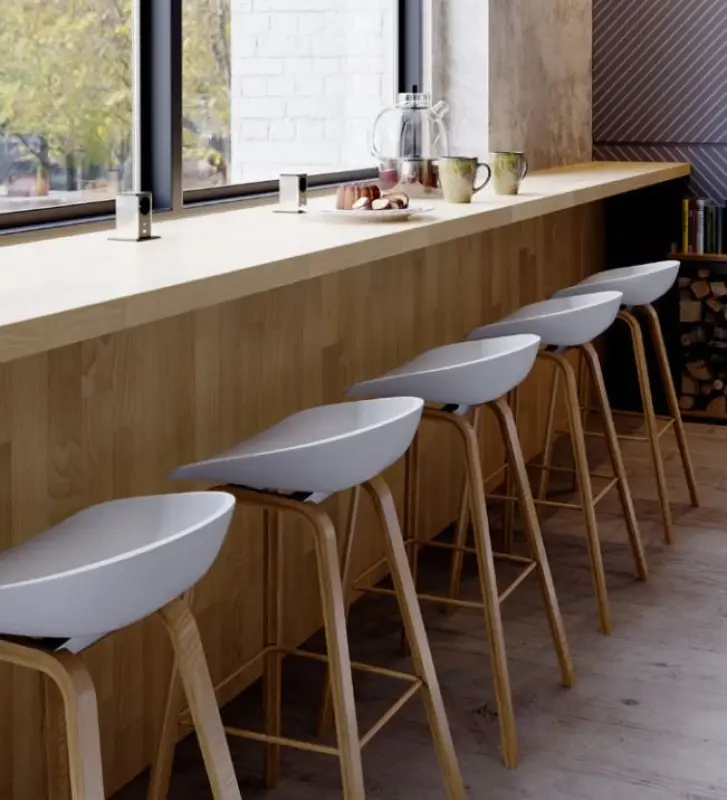 Priza de pământ retractabilă Indux Push, neagră, cu 1xUSB A și 1xUSB C, cu capac din oțel inoxidabil, 1208957930.