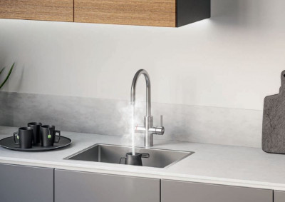 Franke Maris water hub 4L boiler 3-1 cu robinet electronic de apă fierbinte Touch din oțel inoxidabil 160.0702.531